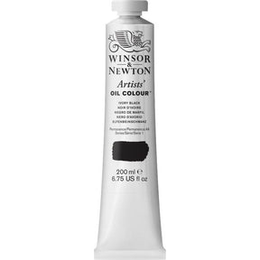 Winsor & Newton Artist Oil Ivory Black 200 ml - merriartist.com