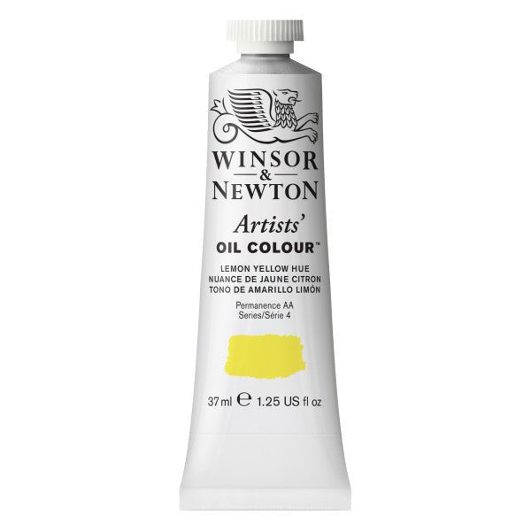 Winsor & Newton Artist Oil Lemon Yellow Hue 37ml - merriartist.com