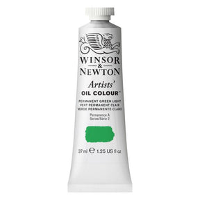 Winsor & Newton Artist Oil Permanent Green Light 37ml - merriartist.com