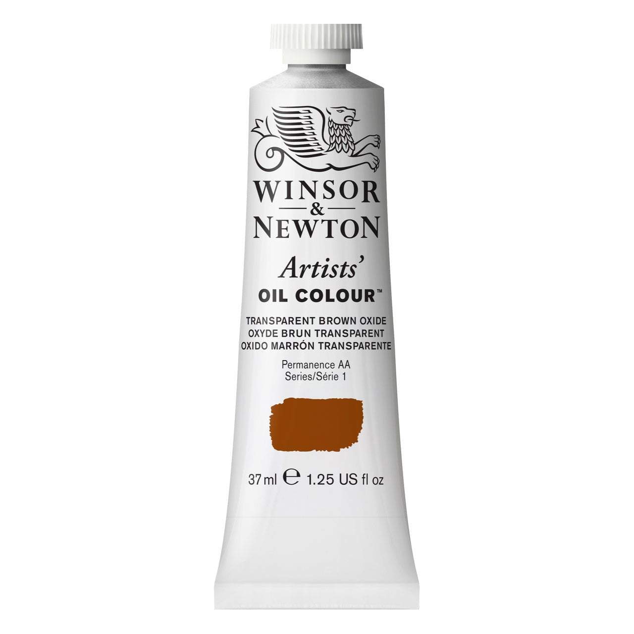 Winsor & Newton Artist Oil Transparent Brown Oxide 37ml - merriartist.com