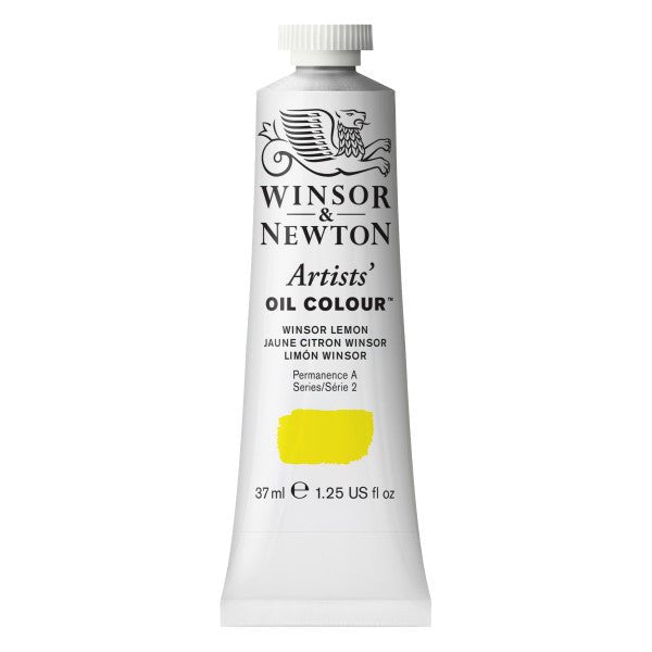 Winsor & Newton Artist Oil Winsor Lemon 37ml - merriartist.com