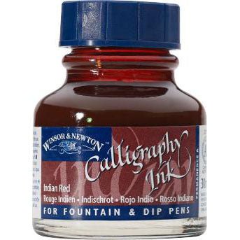 Winsor & Newton Calligraphy Ink 30ml Indian Red - merriartist.com