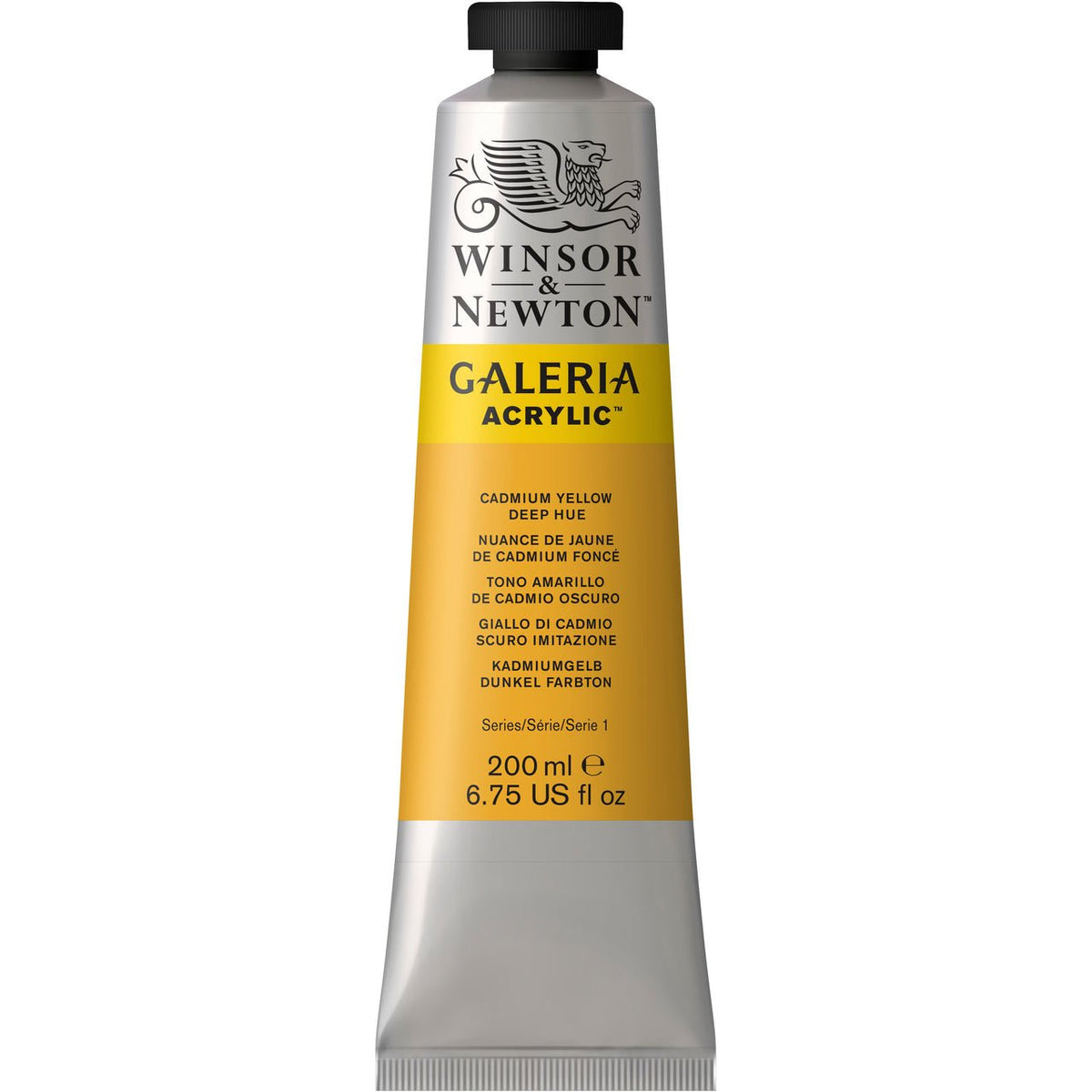 Winsor & Newton Galeria Acrylic Cadmium Yellow Deep Hue 200 ml - merriartist.com
