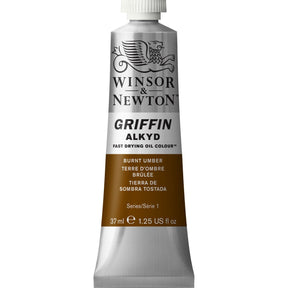 Winsor & Newton Griffin Alkyd 37ml Burnt Umber - merriartist.com