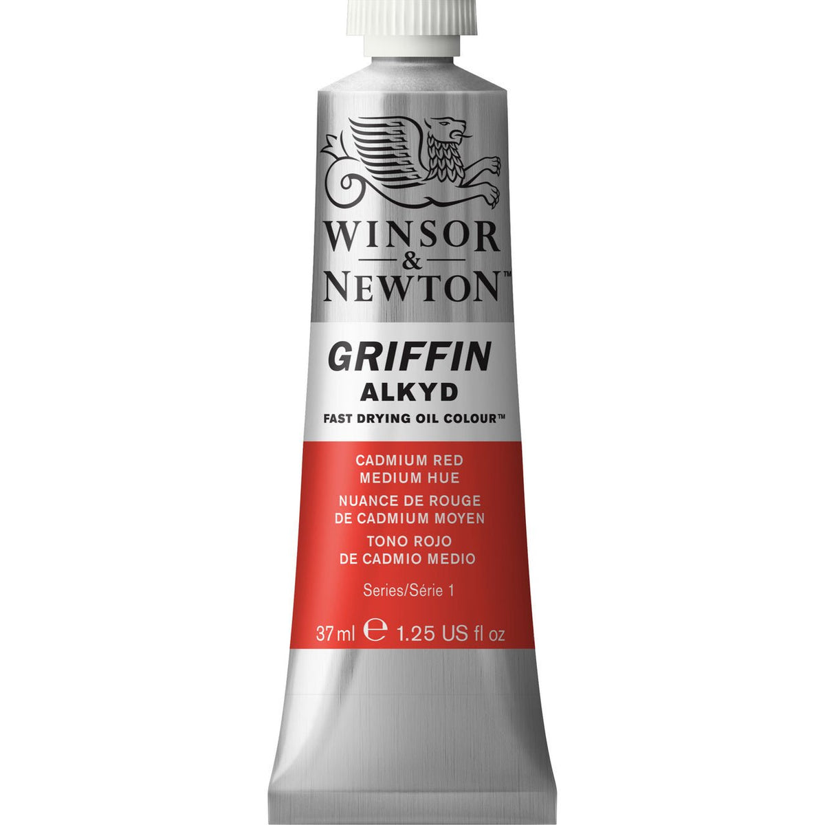 Winsor & Newton Griffin Alkyd 37ml Cadmium Red Medium Hue - merriartist.com