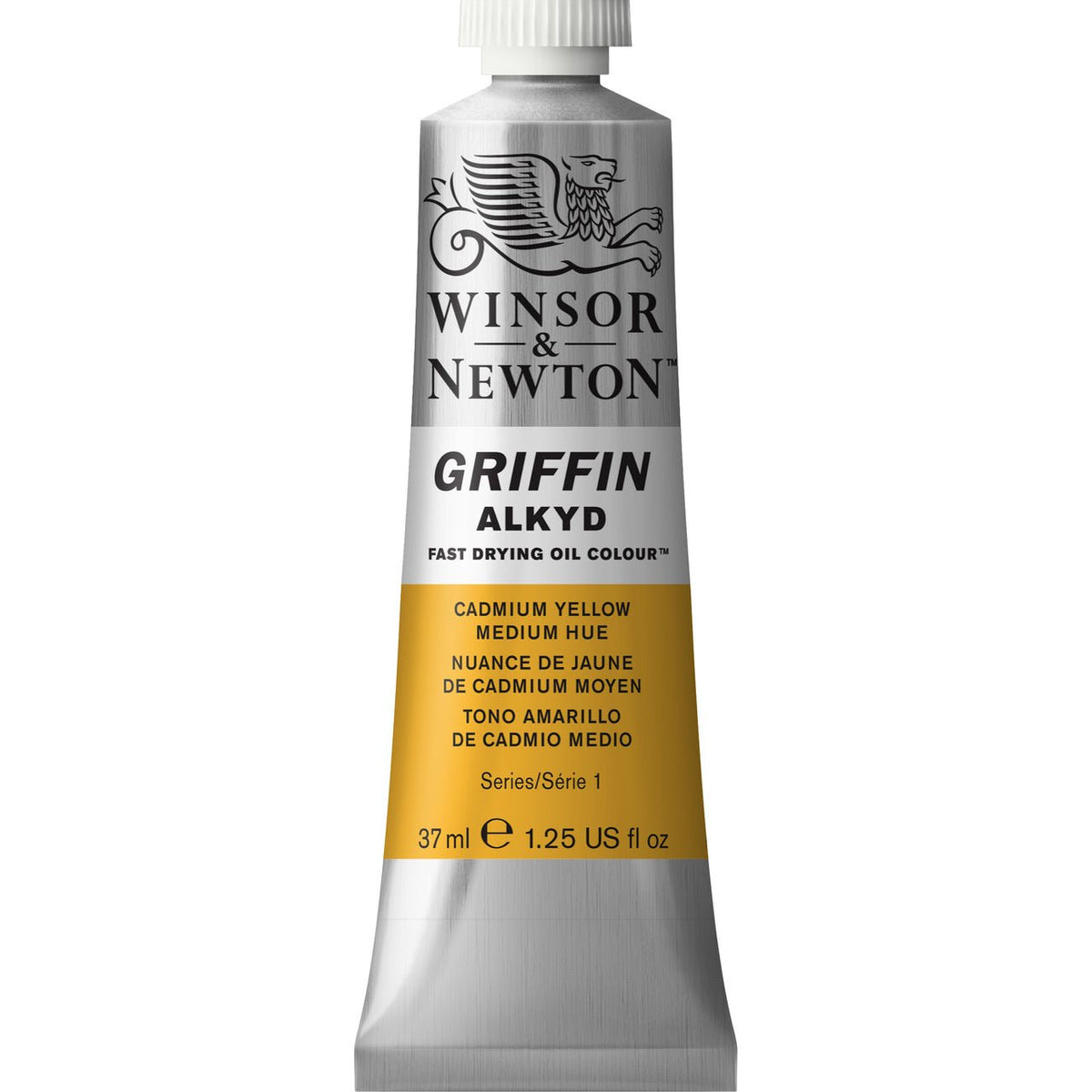 Winsor & Newton Griffin Alkyd 37ml Cadmium Yellow Medium Hue - merriartist.com