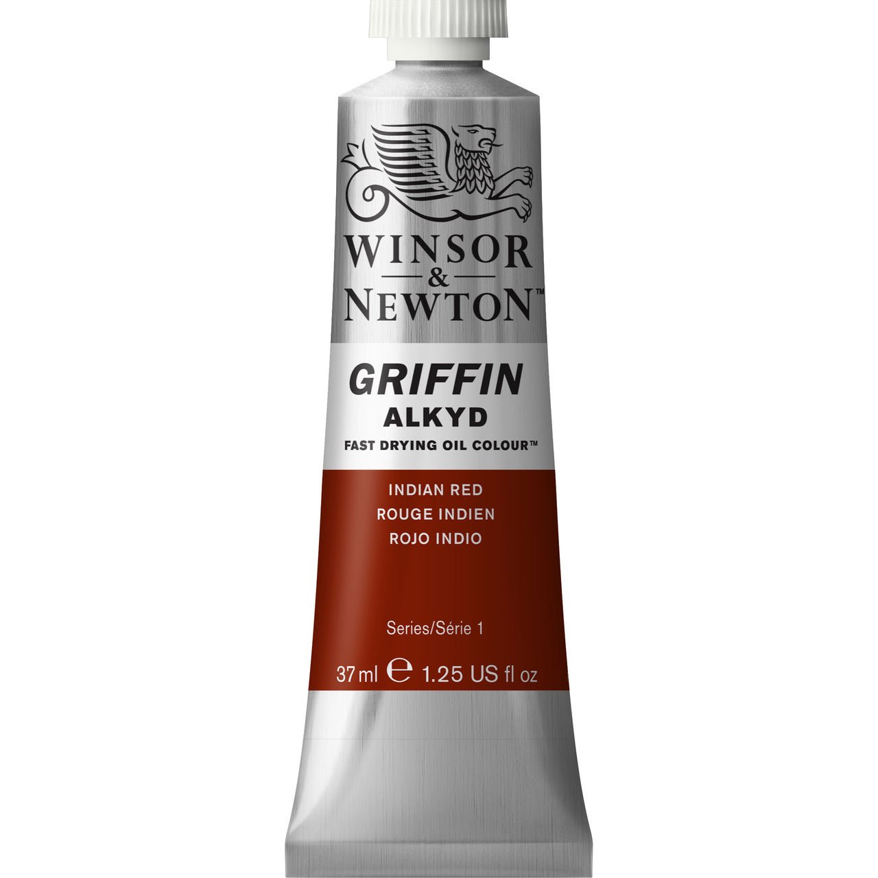 Winsor & Newton Griffin Alkyd 37ml Indian Red - merriartist.com