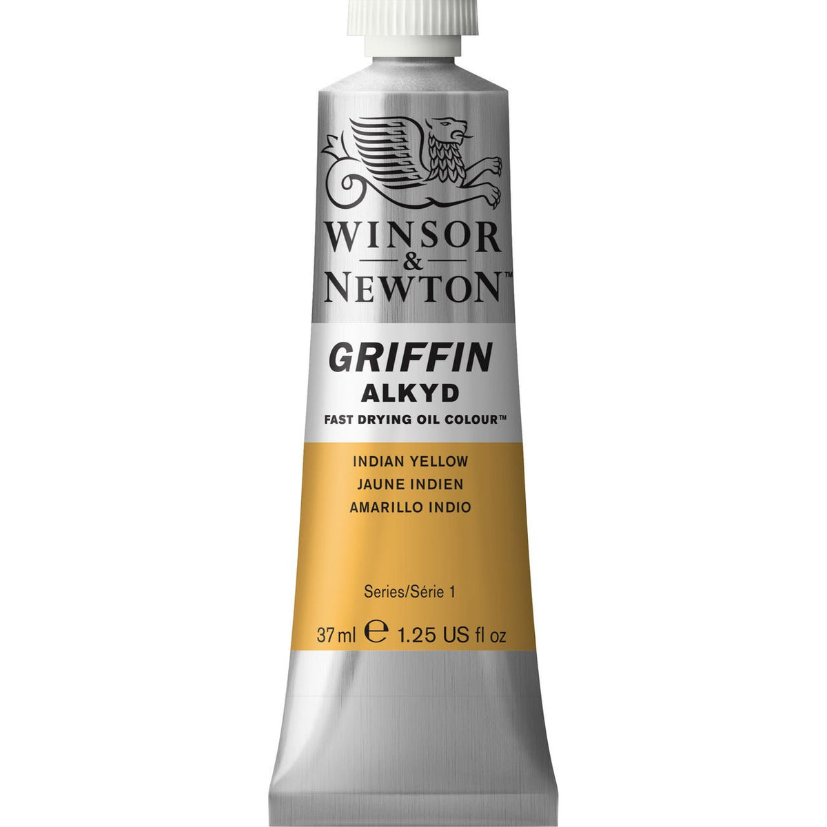 Winsor & Newton Griffin Alkyd 37ml Indian Yellow - merriartist.com
