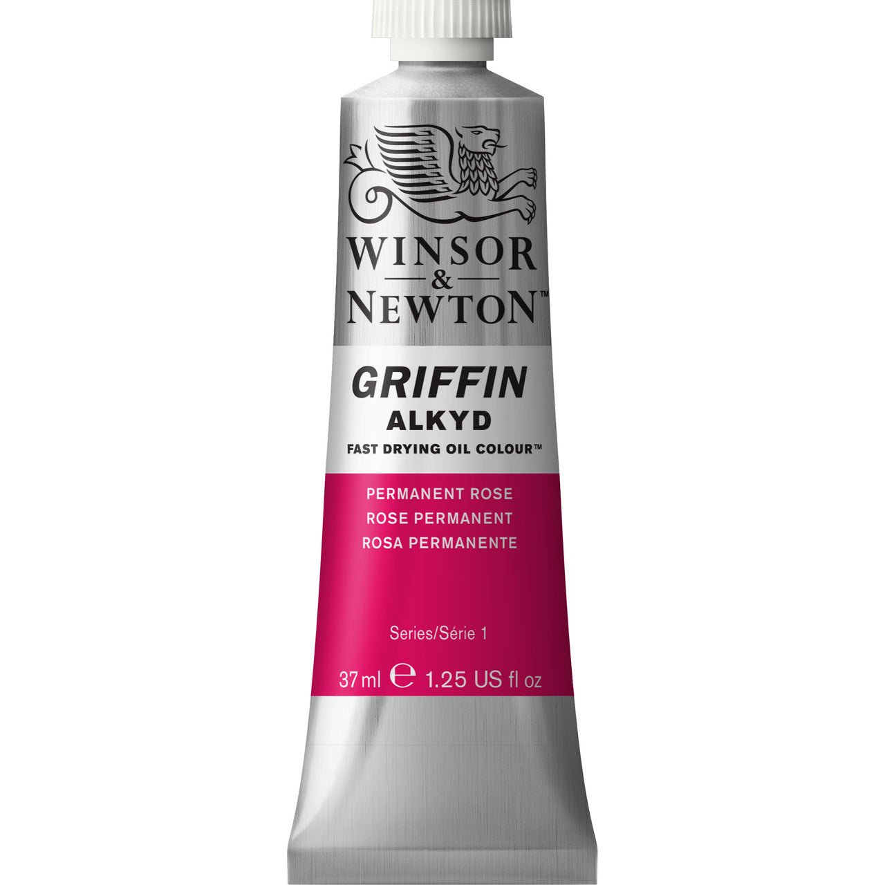 Winsor & Newton Griffin Alkyd 37ml Permanent Rose - merriartist.com