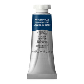 Winsor & Newton Professional Watercolor Antwerp Blue 14ml - merriartist.com