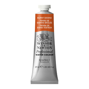 Winsor & Newton Professional Watercolor Burnt Sienna 37ml - merriartist.com