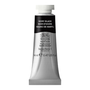 Winsor & Newton Professional Watercolor Ivory Black 14ml - merriartist.com