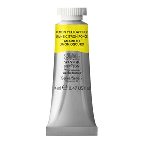 Winsor & Newton Professional Watercolor Lemon Yellow Deep 14ml - merriartist.com