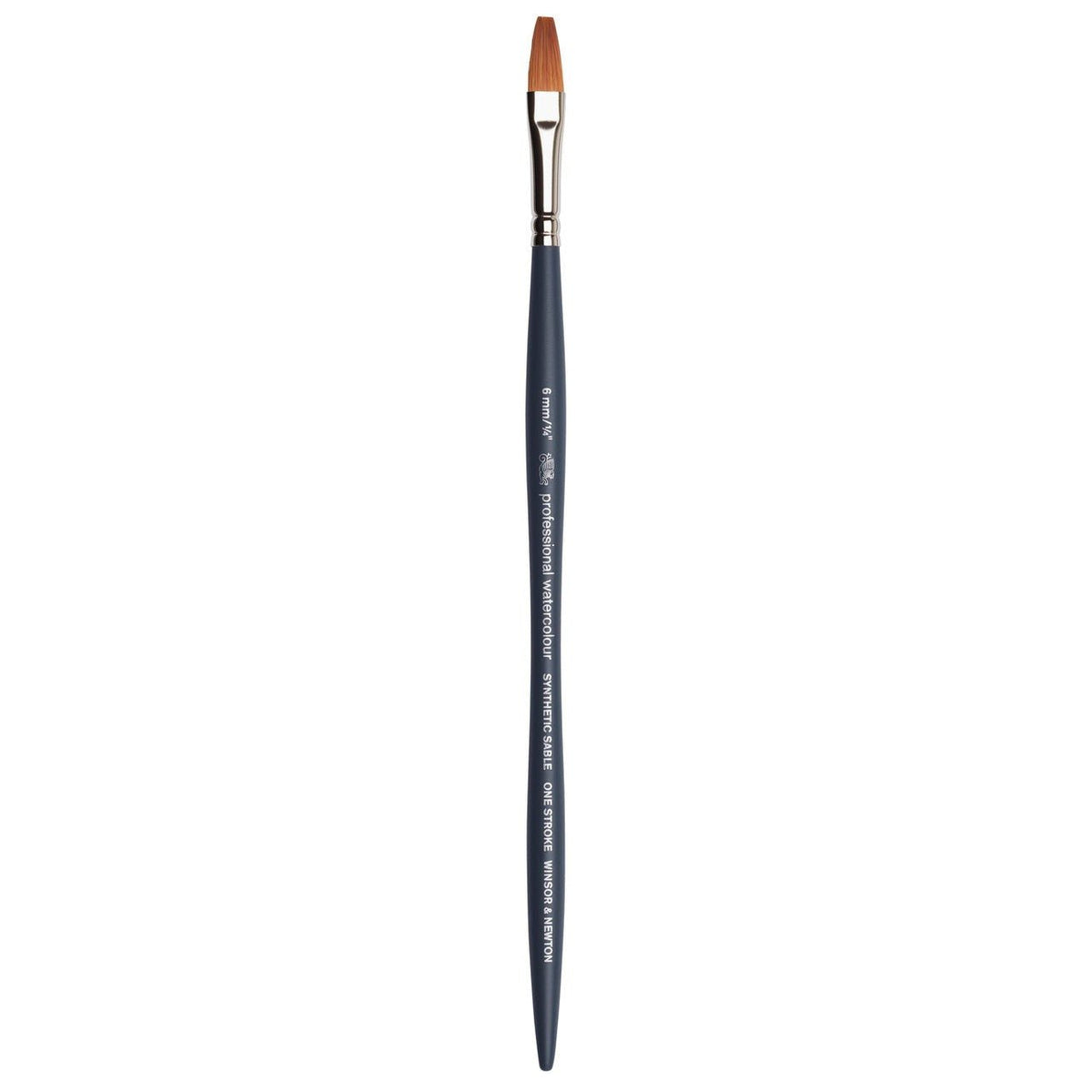 Winsor & Newton Professional Watercolor Synthetic Sable Brush, Rigger, 6
