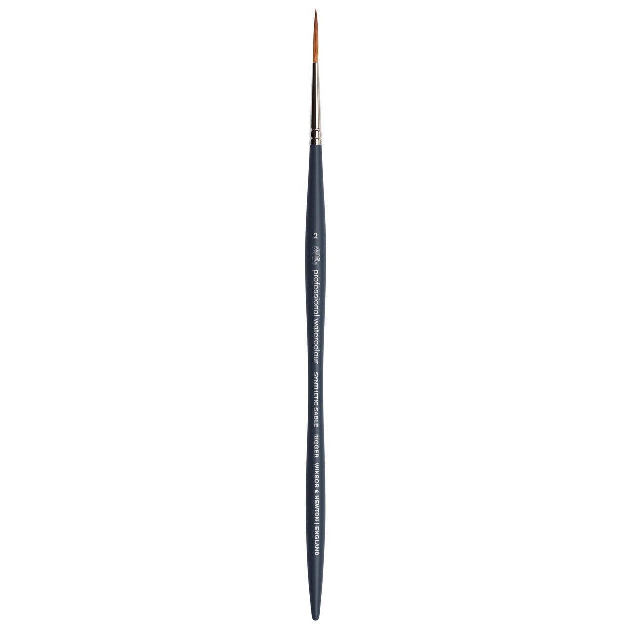Winsor & Newton Professional Watercolor Synthetic Sable Brush - Rigger 2 - merriartist.com