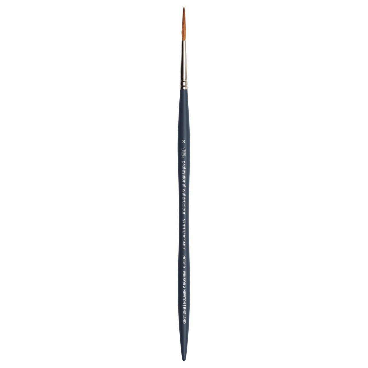 Winsor & Newton Professional Watercolor Synthetic Sable Brush - Rigger 3 - merriartist.com