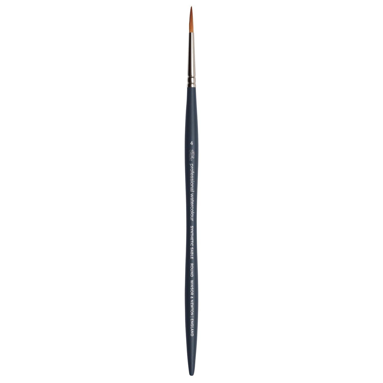 Winsor & Newton Professional Watercolor Synthetic Sable Brush - Round 4 - merriartist.com