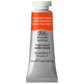 Winsor & Newton Professional Watercolor Transparent Orange 14ml - merriartist.com