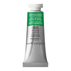 Winsor & Newton Professional Watercolor Winsor Green (Yellow Shade) 14ml - merriartist.com