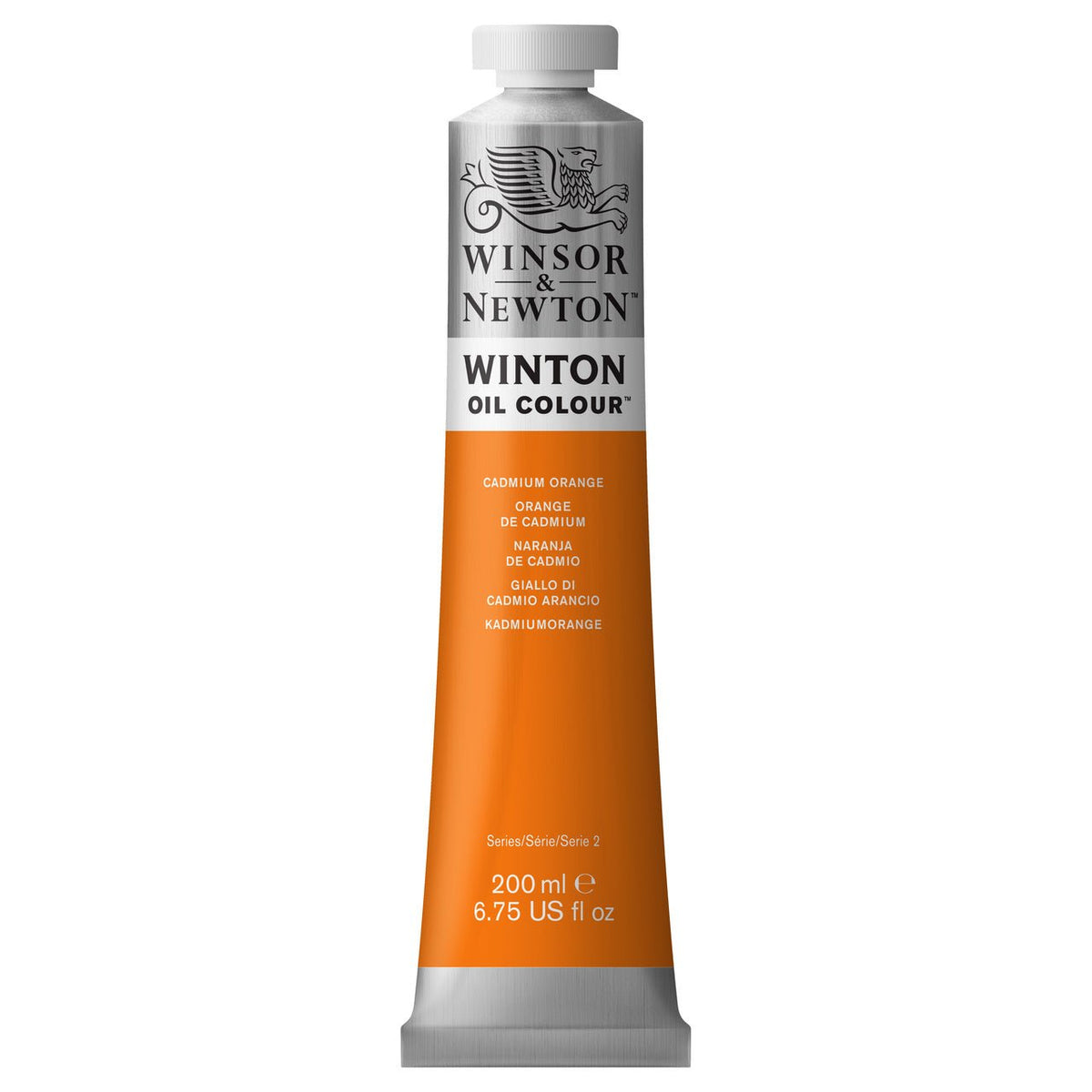 Winsor & Newton Winton Oil Paint - Cadmium Orange Hue 200 ml - merriartist.com