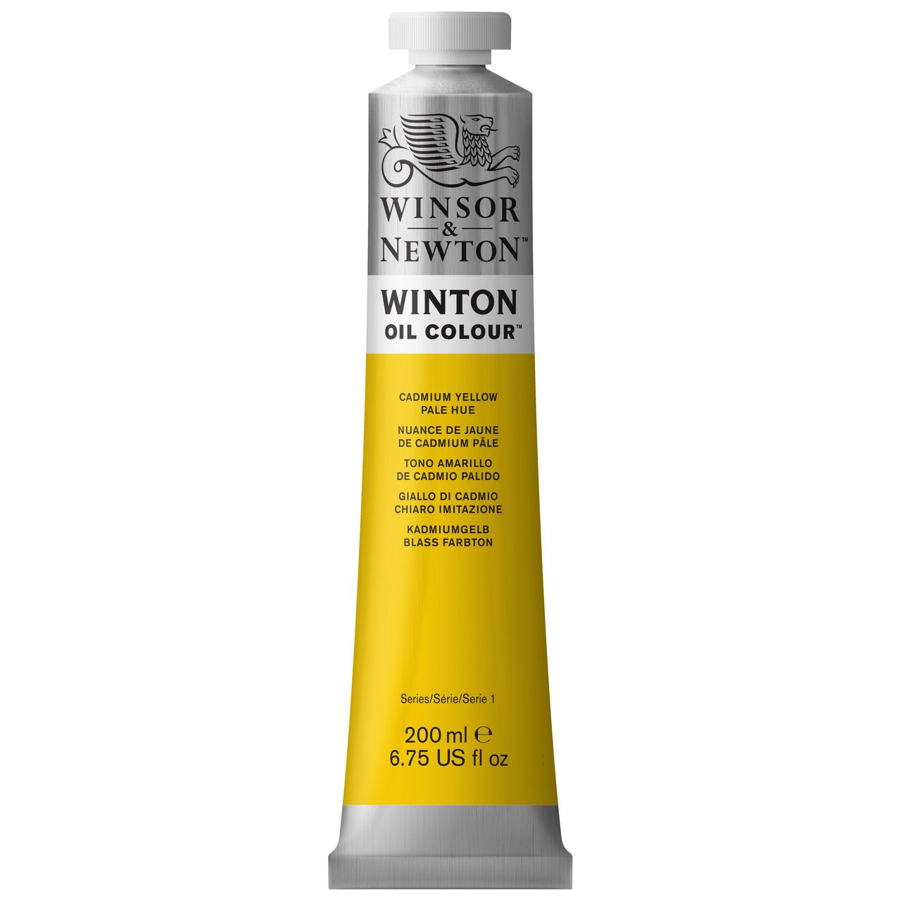 Winsor & Newton Winton Oil Paint - Cadmium Yellow Pale Hue 200 ml - merriartist.com