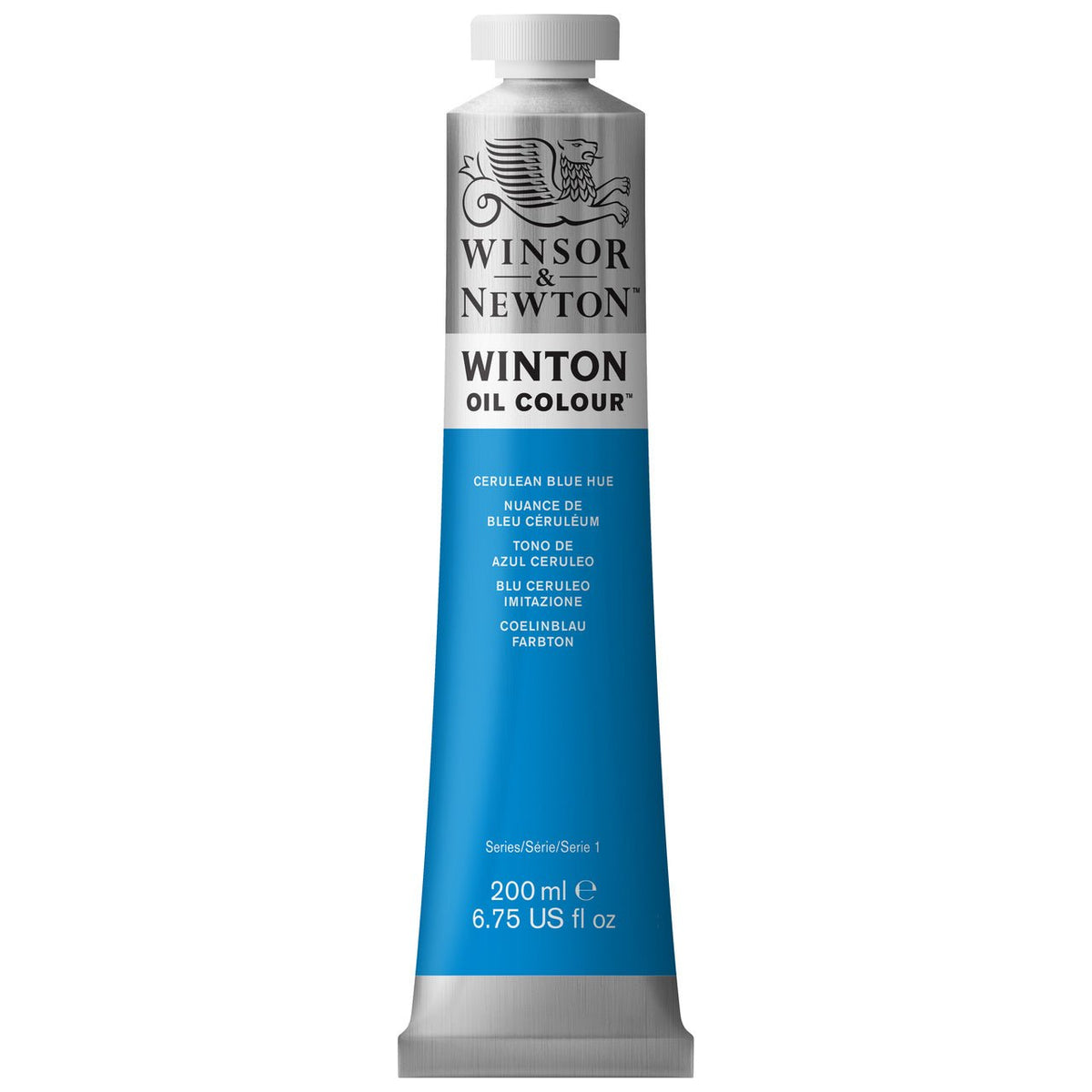 Winsor & Newton Winton Oil Paint - Cerulean Blue Hue 200 ml - merriartist.com