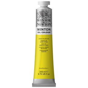 Winsor & Newton Winton Oil Paint - Lemon Yellow Hue 200 ml - merriartist.com