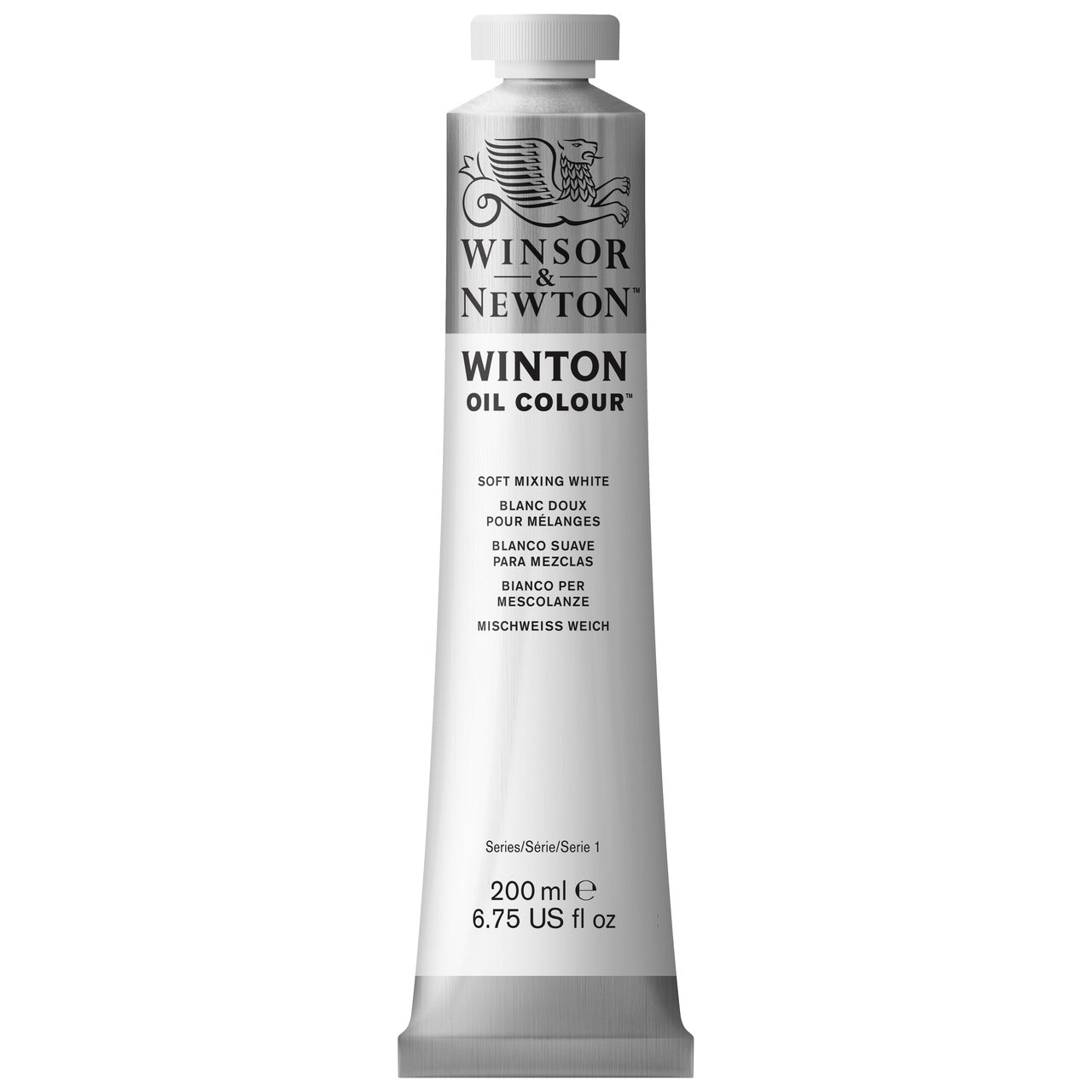 Winsor & Newton Winton Oil Paint - Soft Mixing White 200 ml - merriartist.com