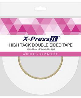 X-Press It High Tack Double Sided Tape 1/2 inch x 55 yards - merriartist.com