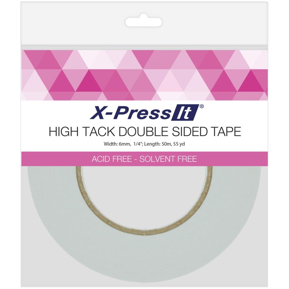 X-Press It High Tack Double Sided Tape 1/4x55 yds - The Merri Artist - merriartist.com