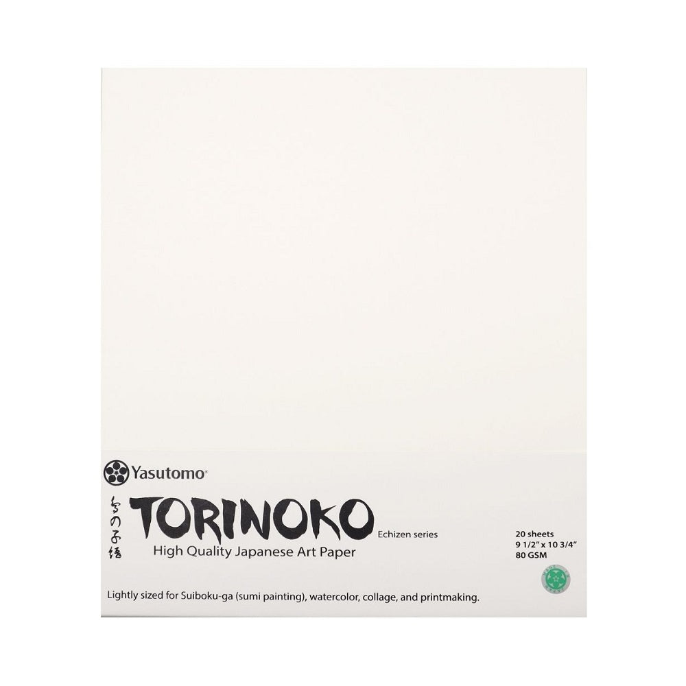 Yasutomo Torinoko Paper - 9.5 X 10.75 inch - 20 Sheets - merriartist.com