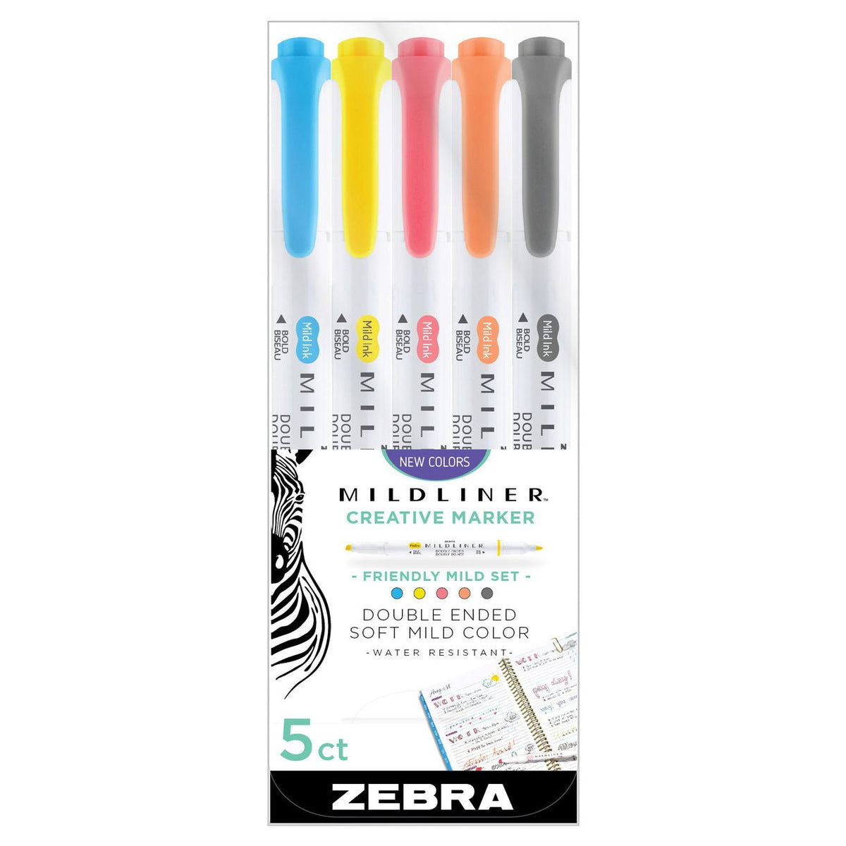 Zebra Mildliner Double-Sided Highlighter Pen Choose from 35 colors