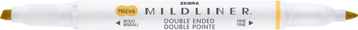 Zebra Mildliner Creative Marker - Gold - merriartist.com